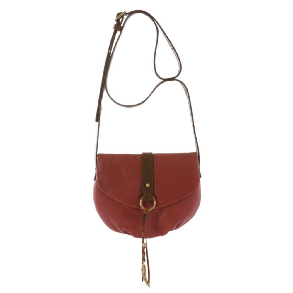 Lucky Brand Ojai Mini Burgundy Crossbody Bag
